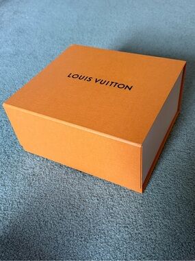 Louis Vuitton Bright Orange Logo Box